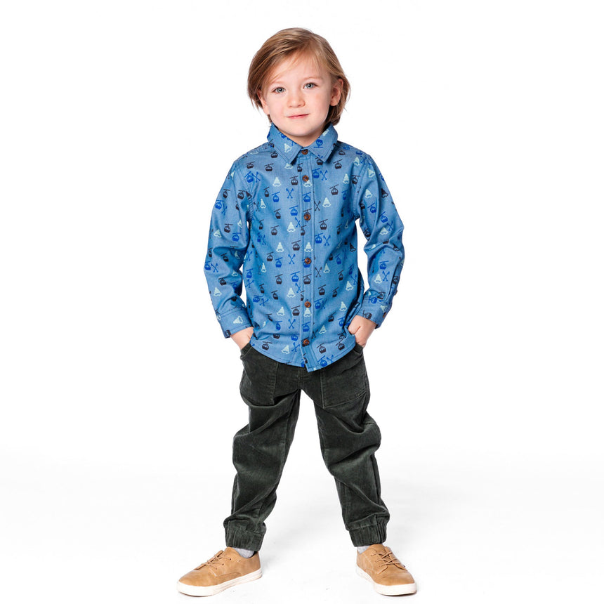 Chemise Ski 3-6ans-Deux par Deux-2X2-H20T15-CLÉMENT