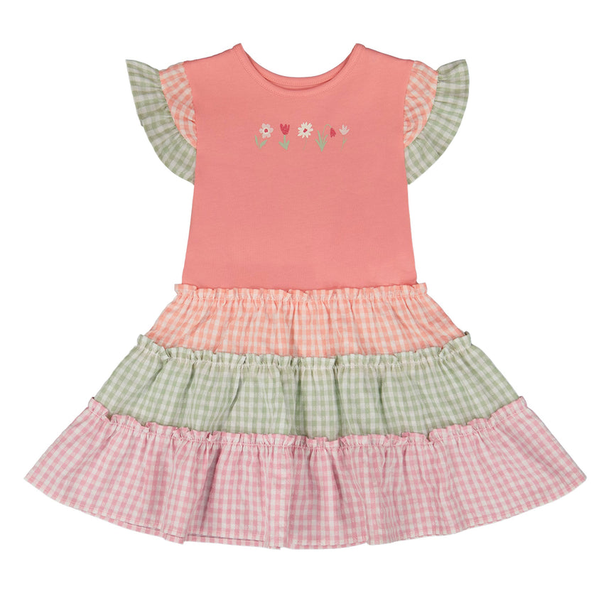 Robe Petite Prairie 12-24mois-Deux par Deux-Rose-12 m-2X2-H30F85-6860A-CLÉMENT