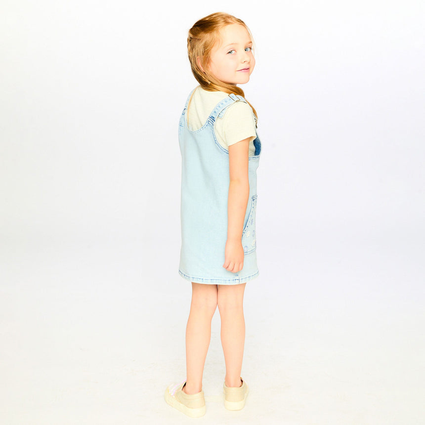Robe Salopette Marguerites7-10ans-Deux par Deux-2X2-H30I41-1250C-CLÉMENT