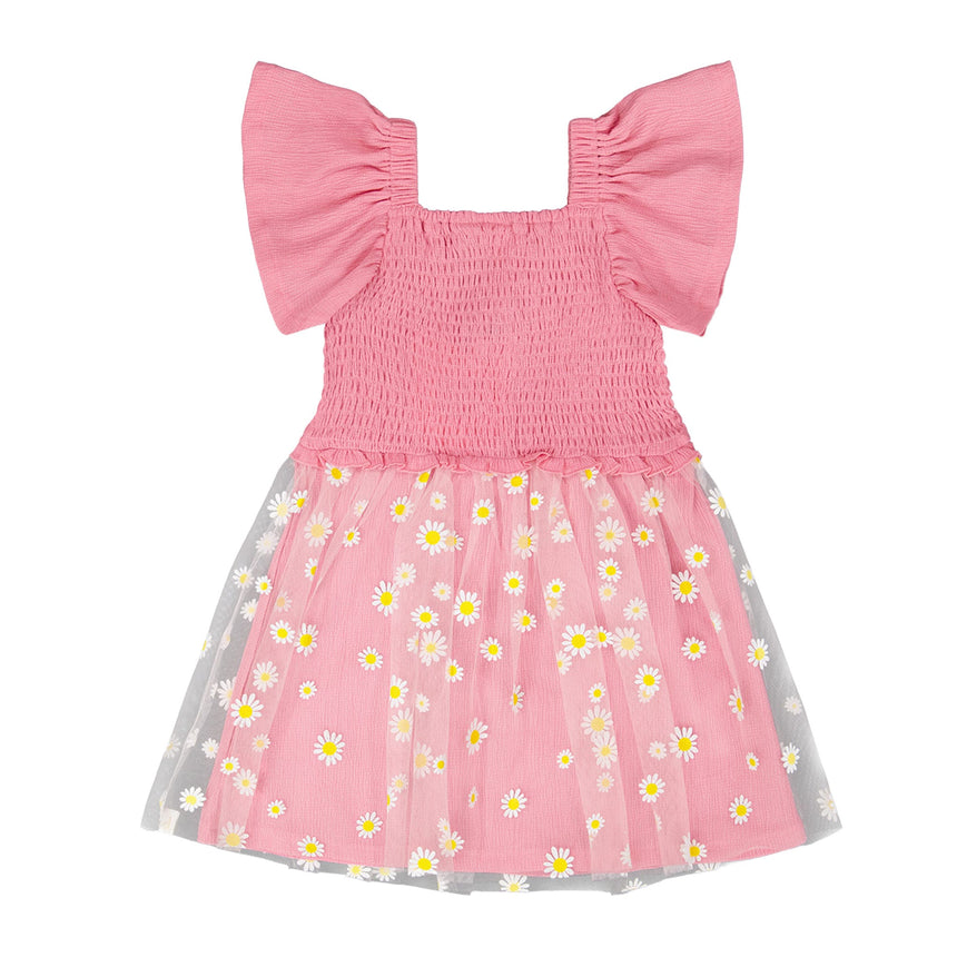 Robe Marguerites 7-10ans-Deux par Deux-2X2-H30I87-6240C-CLÉMENT