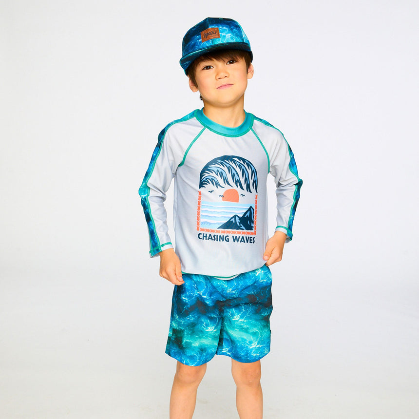 Maillot Short Vagues 2-6ans-Deux par Deux-2X2-H30OB33-165-CLÉMENT