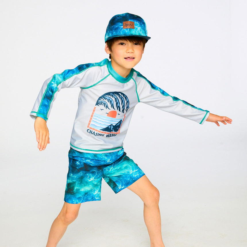 T-shirt Maillot Vagues 2-6ans-Deux par Deux-2X2-H30OB50-1190-CLÉMENT