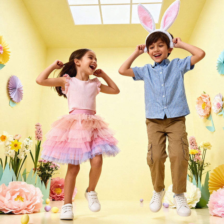 Robe Tulle Rose 7-10ans-Deux par Deux-2X2-H30Q90-6060C-CLÉMENT