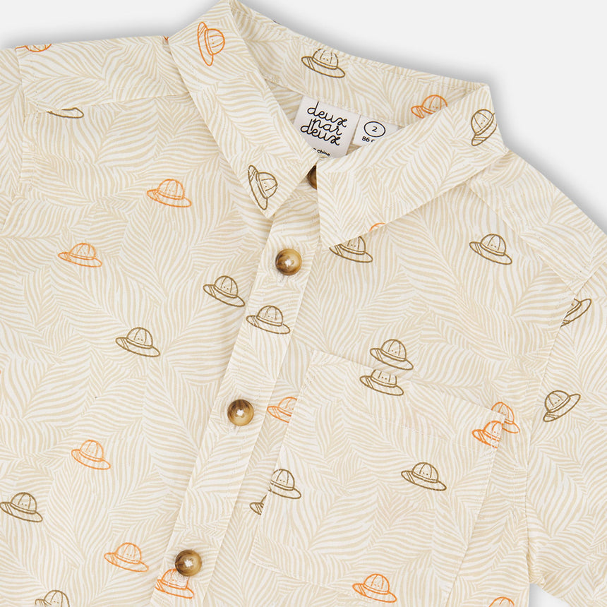 Chemise Piste Safari 3-6ans-Deux par Deux-2X2-H30S15-100-CLÉMENT