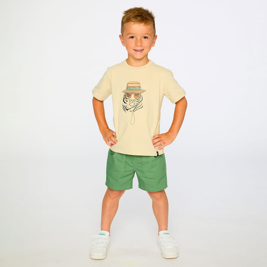 T-shirt Piste Tigre 3-6ans-Deux par Deux-2X2-H30S70-1001-CLÉMENT