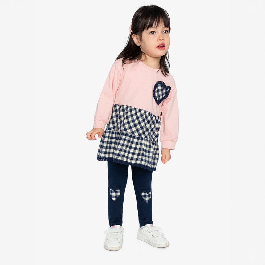 Tunique Coeur Douillet 3-6ans-Deux par Deux-2X2-J20F10-622B-CLÉMENT