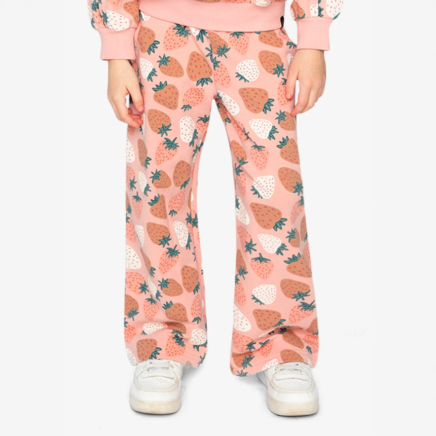 Pantalon Ouaté Fraise 3-6ans-Deux par Deux-2X2-J20G21-257B-CLÉMENT
