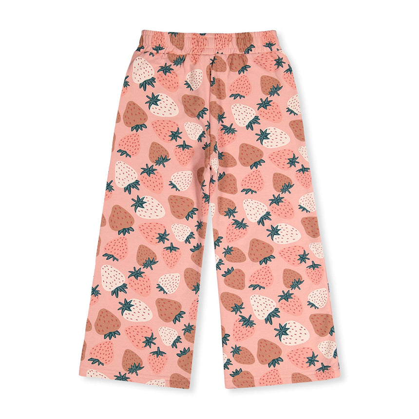 Pantalon Ouaté Fraise 3-6ans-Deux par Deux-2X2-J20G21-257B-CLÉMENT
