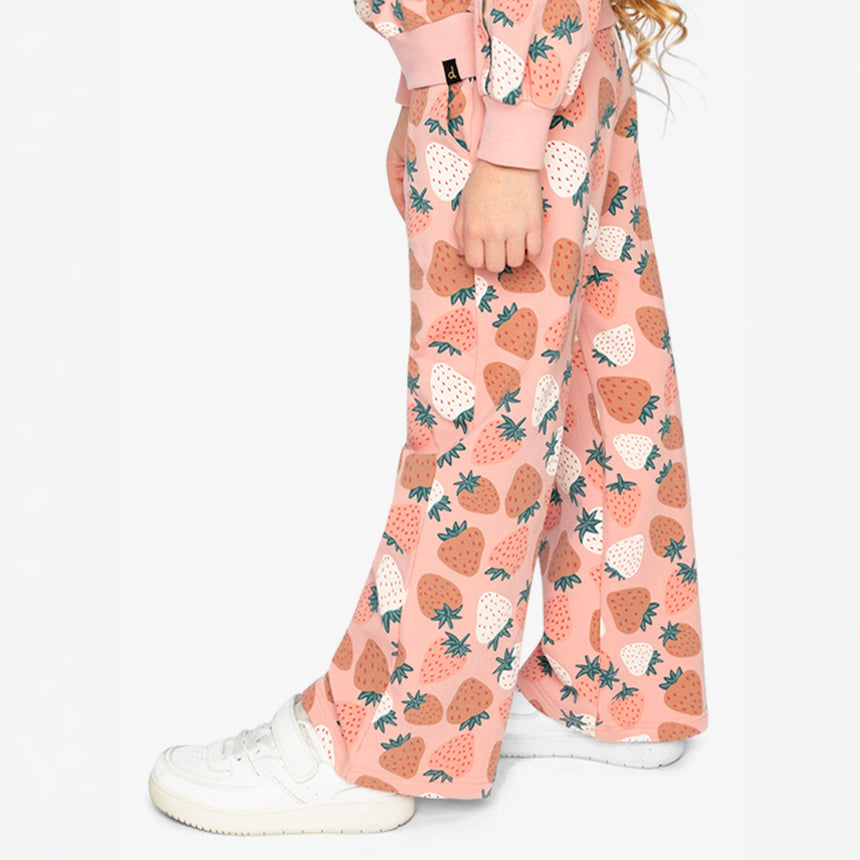 Pantalon Ouaté Fraise 7-10ans-Deux par Deux-2X2-J20G21-257C-CLÉMENT