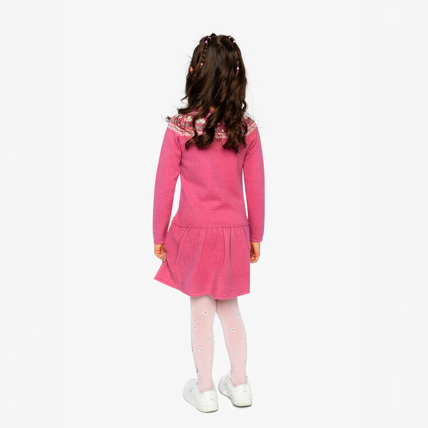 Robe Tricot Douce Poésie 7-10ans-Deux par Deux-2X2-J20KT85-693C-CLÉMENT