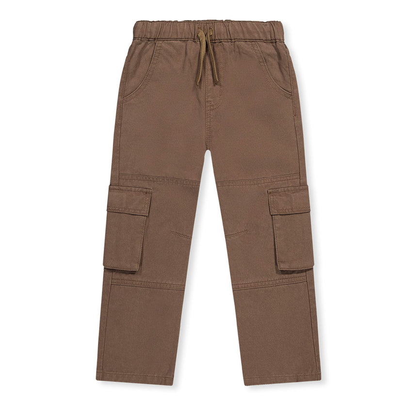 Pantalon Cargo Basique 7-10ans-Deux par Deux-Brun-7-2X2-J20YB21-904C-CLÉMENT