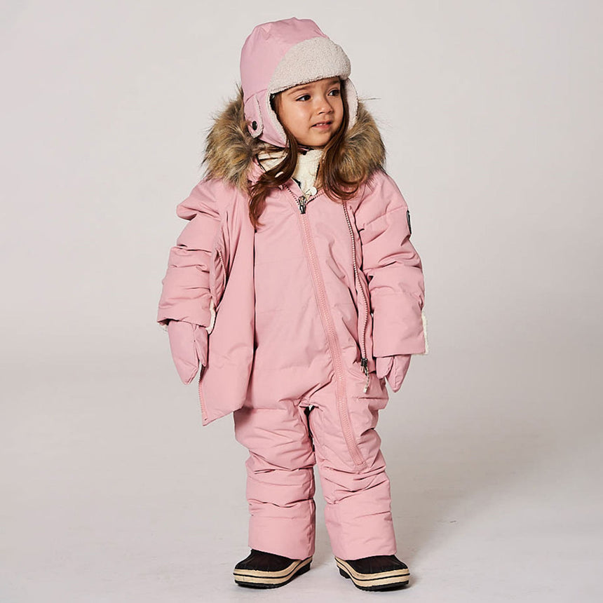 Habit de Neige Une Pièce Rose 6-30mois-Deux par Deux-2X3-H10B701-637-CLÉMENT
