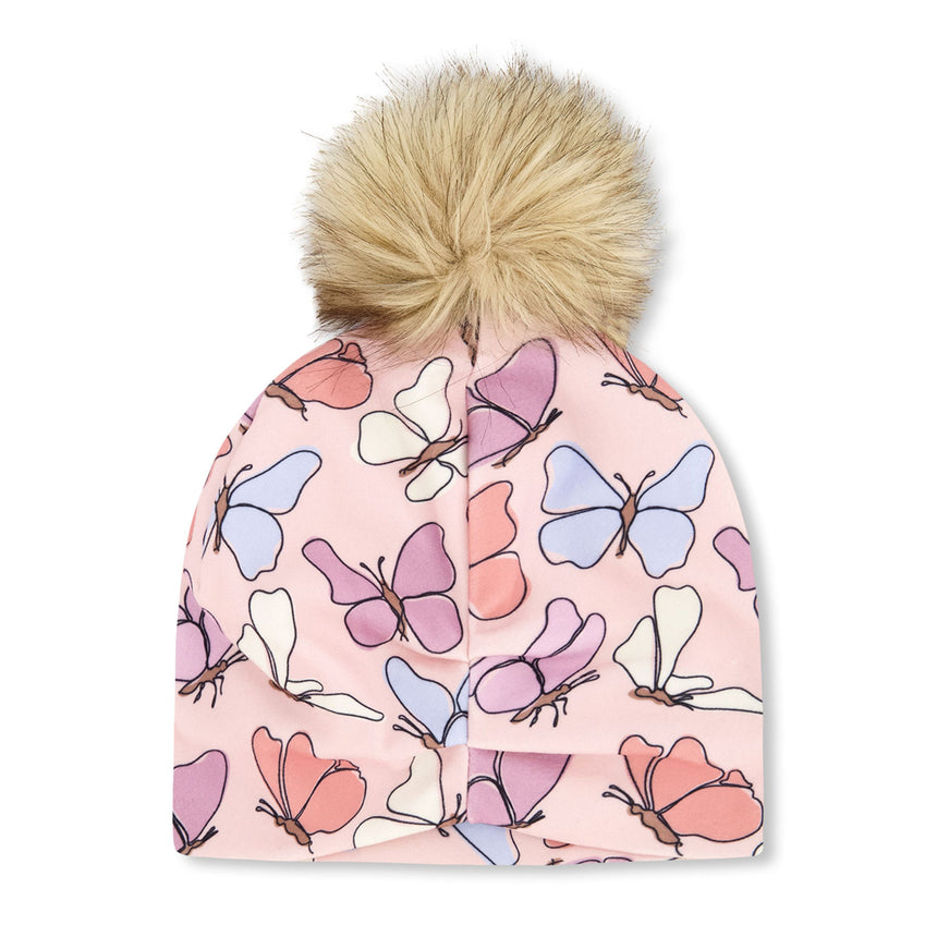 Tuque Papillons 6-24mois-Deux par Deux-2X3-H30W20-3H007-CLÉMENT