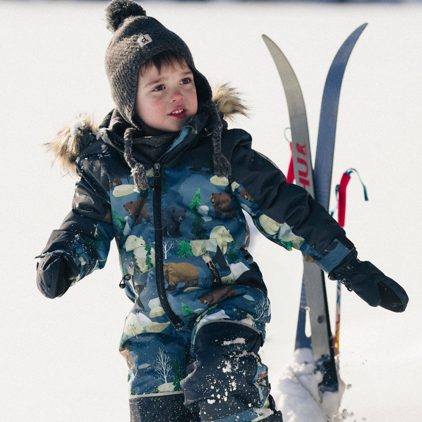 Habit de Neige Une Pièce Ours 2-6ans-Deux par Deux-2X3-J10DB77-052-CLÉMENT