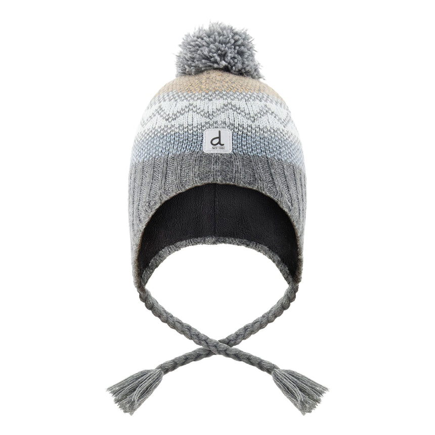 Tuque Tricot Rayée 6-24mois-Deux par Deux-Beige-6-12 m-2X3-J10Z31B1J069-CLÉMENT