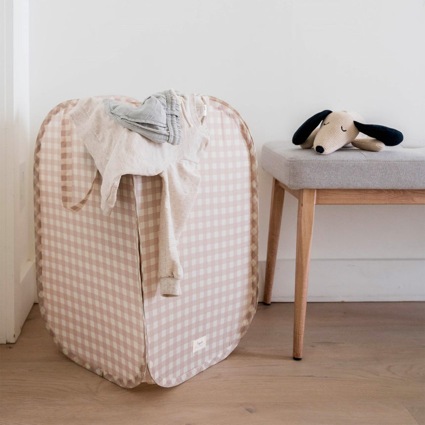 Panier à Linge Pop-up - Vichy-3 Sprouts-3SP-CPHGBG-CLÉMENT