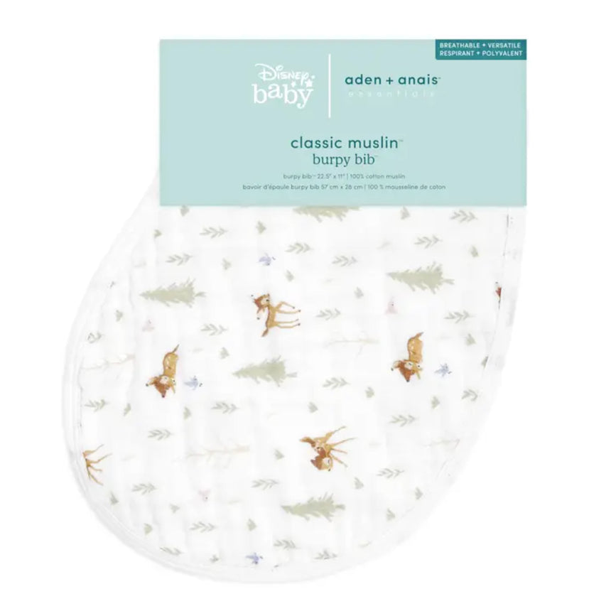 Bavoir Burpy en mousseline de coton Essentials Disney™ - Bambi / Dumbo-Aden + Anais-ADE-EBBC10027DI-CLÉMENT