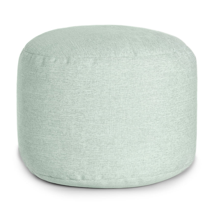 Pouf Repose Pieds - Vert Aloès-Arico-AIC-2400101184-CLÉMENT