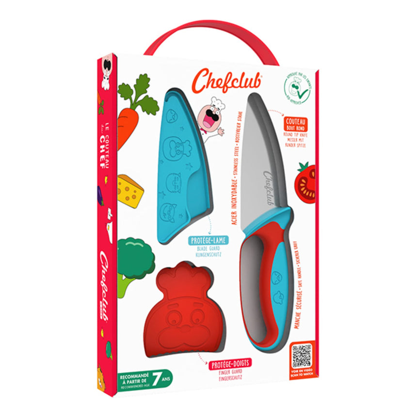 Couteau De Chef - Bleu/Rouge-Chefclub-AUT-2-40318-CLÉMENT