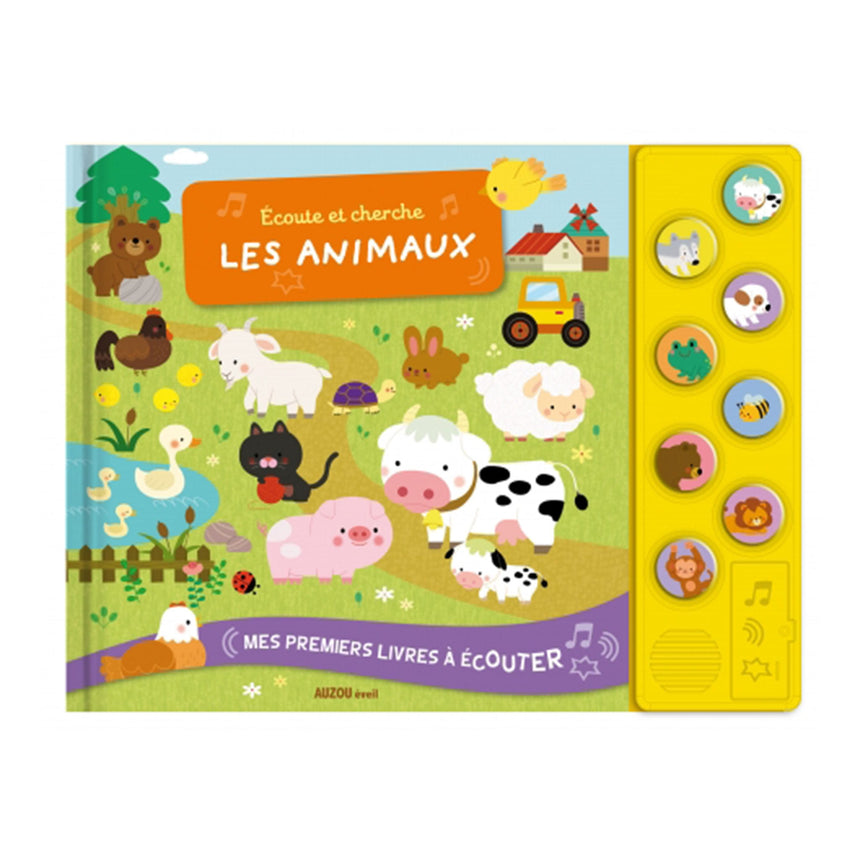 Écoute Et Cherche Les Animaux-Auzou-AUZ-782733830956-CLÉMENT