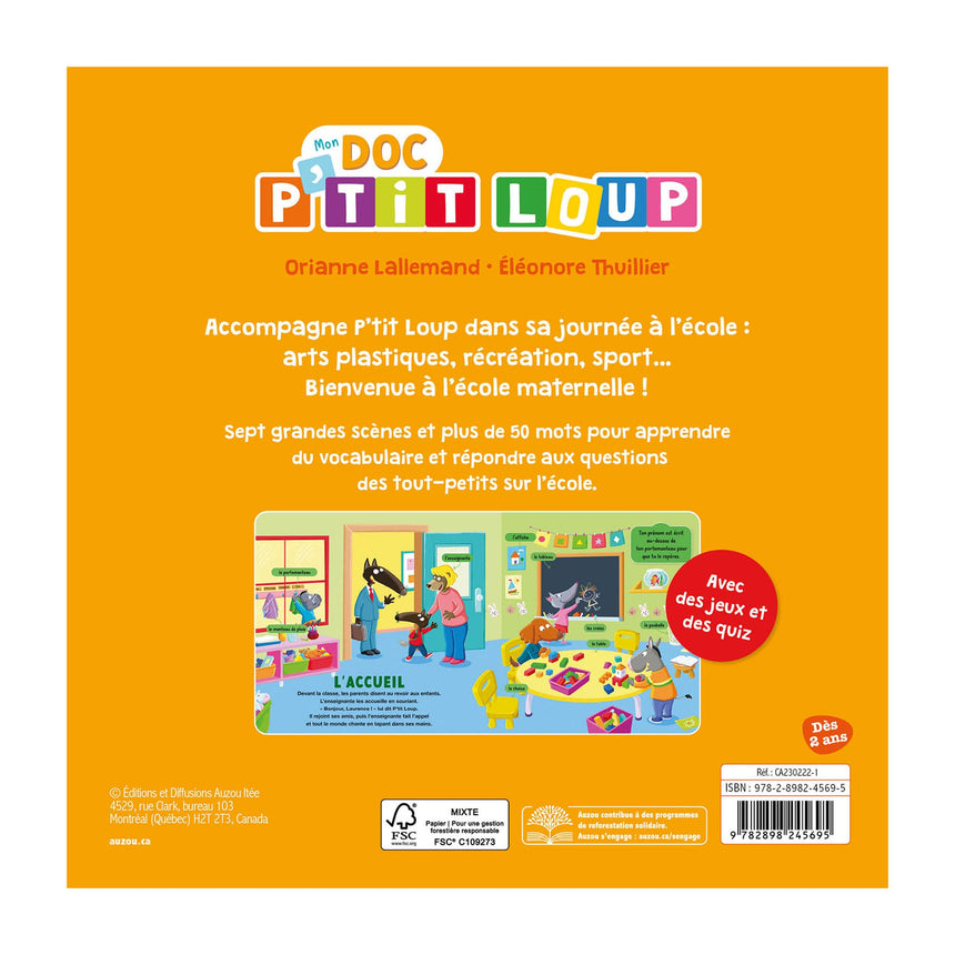 Mon Doc P'tit Loup - L'École-Auzou-AUZ-782898245695-CLÉMENT