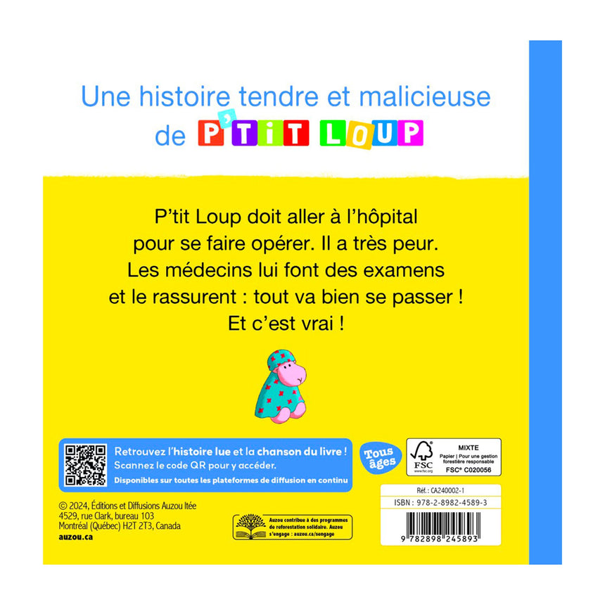 P'tit Loup Va à L'Hôpital-Auzou-AUZ-782898245893-CLÉMENT