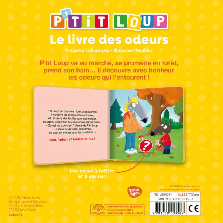 P'tit Loup Le Livre Des Odeurs-Auzou-AUZ-791039503587-CLÉMENT