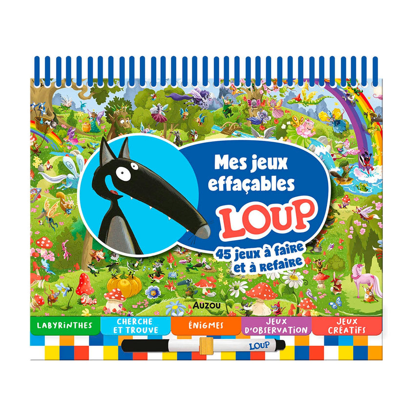 Mes Jeux Effaçables - Loup-Auzou-AUZ-791039541442-CLÉMENT