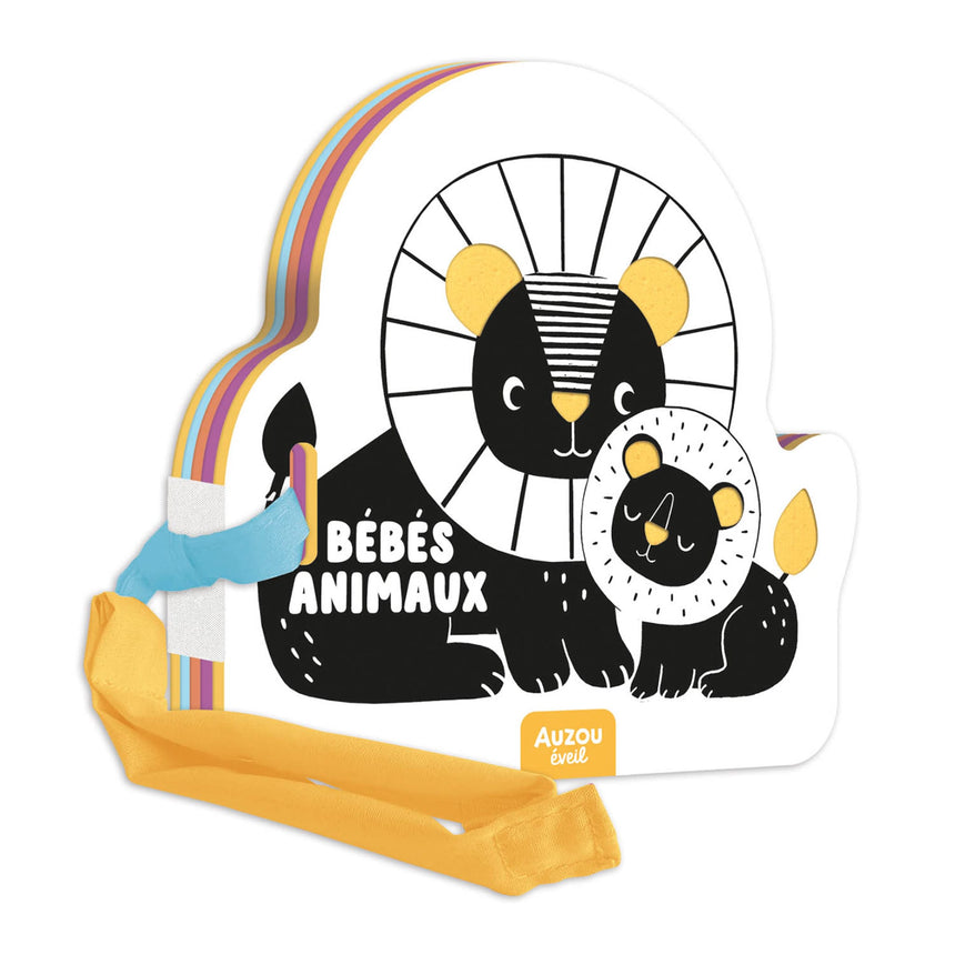 Mon Premier Livre Poussette en Noir et Blanc - Bébés Animaux-Auzou-AUZ-791039559676-CLÉMENT