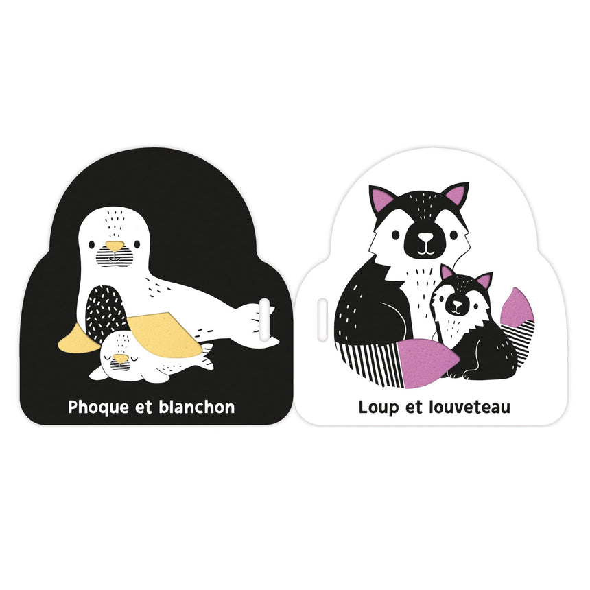 Mon Premier Livre Poussette en Noir et Blanc - Bébés Animaux-Auzou-AUZ-791039559676-CLÉMENT