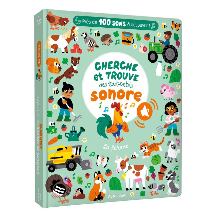 Cherche et Trouve des tout-petits sonore - La Ferme-Auzou-AUZ-791039562737-CLÉMENT