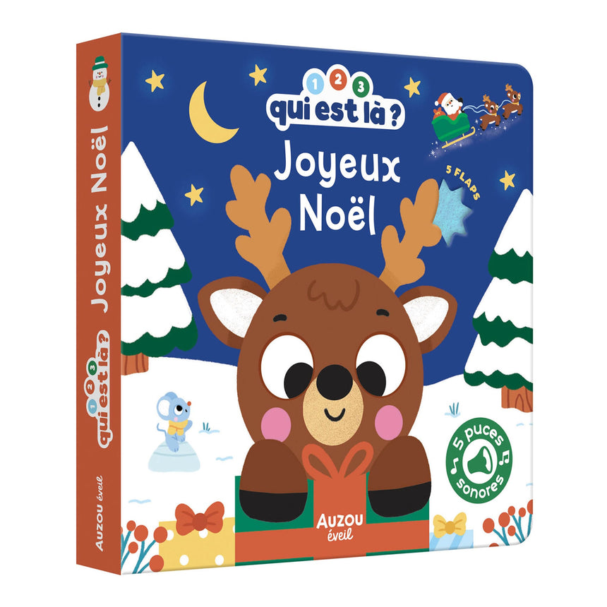 1-2-3 Qui Est Là? Joyeux Noël-Auzou-AUZ-791039562744-CLÉMENT