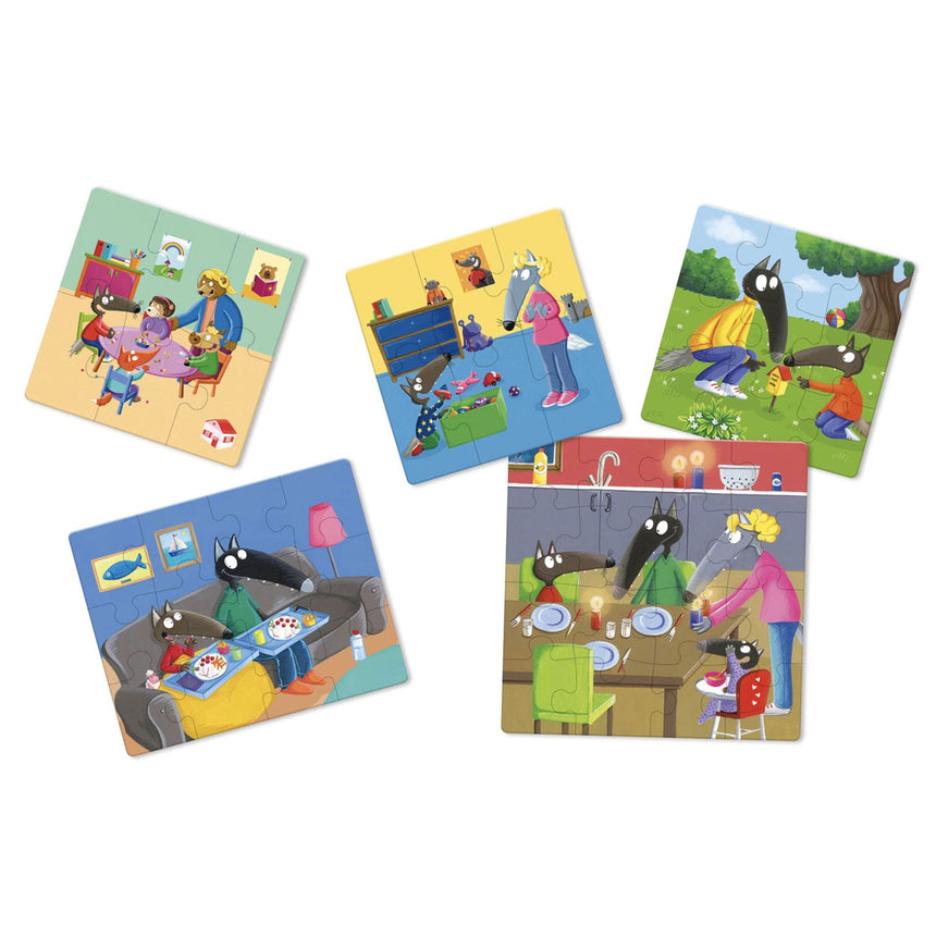 Mes 5 Puzzles Évolutifs P'tit Loup-Auzou-AUZ-791039565059-CLÉMENT