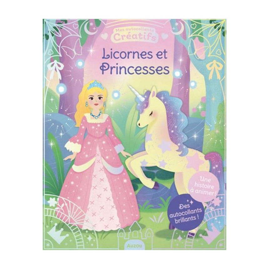 Mes Autocollants Créatifs - Licornes et Princesses-Auzou-AUZ-791039568555-CLÉMENT