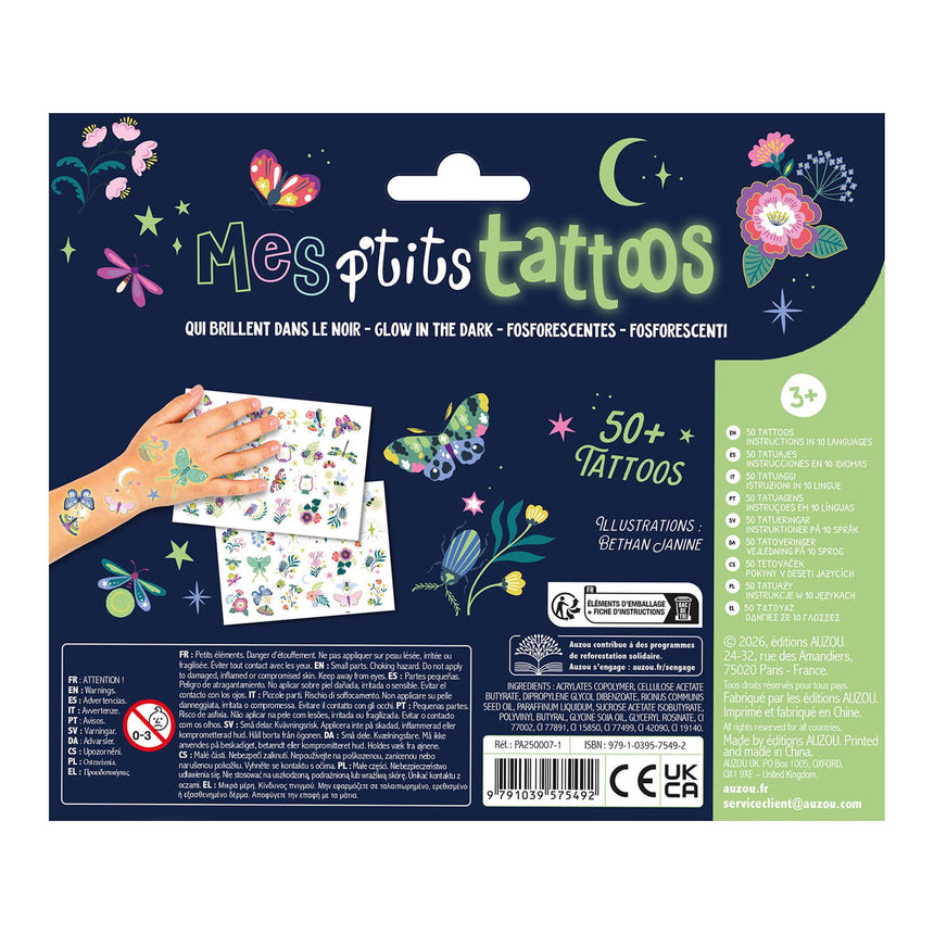 Mes p'tits tattoos - Nuit enchantée-Auzou-AUZ-791039575492-CLÉMENT