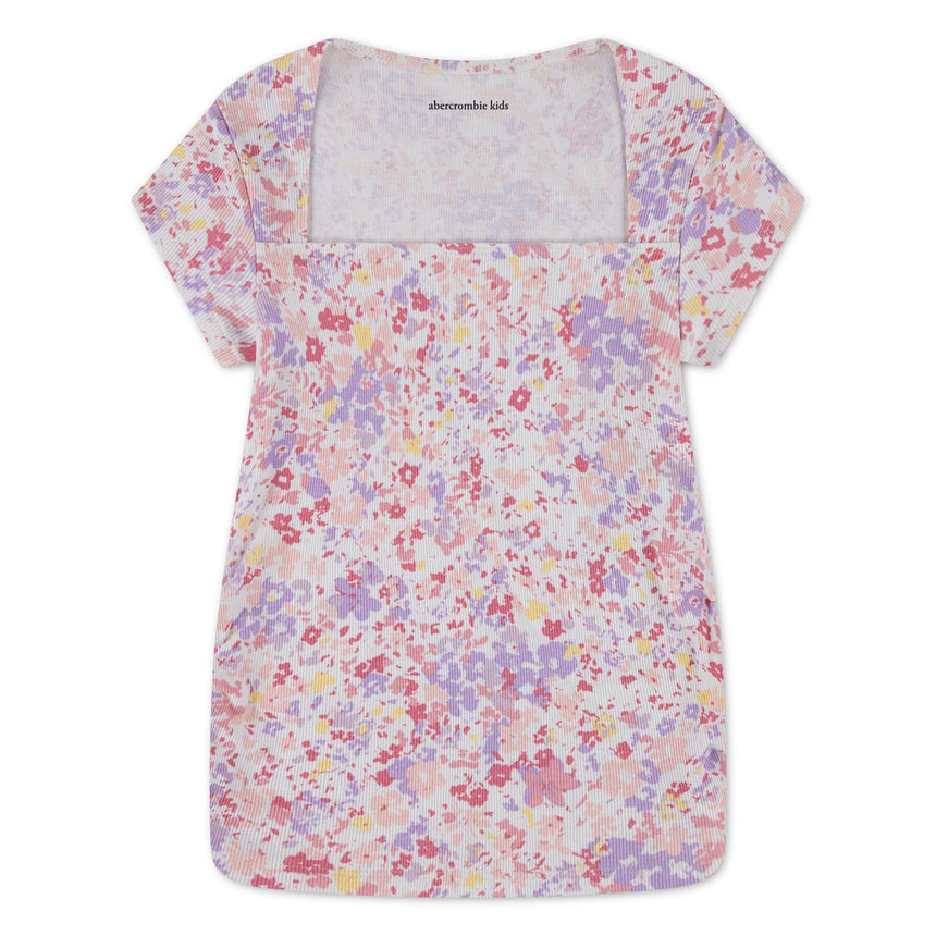 T-shirt Ava A&f 5-18ans-Abercrombie Kids-Lilas-7-8-A&F-43AM25-P5B-CLÉMENT
