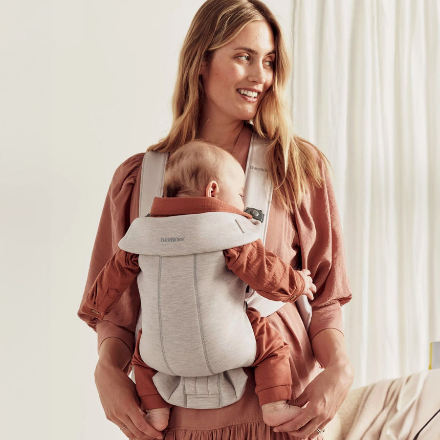 Porte-Bébé Mini 3D Jersey - Beige-Babybjorn-BAJ-021087CA-CLÉMENT