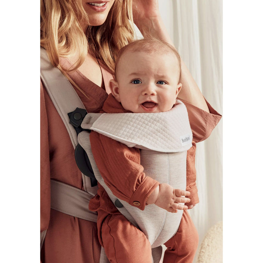 Porte-Bébé Mini 3D Jersey - Beige-Babybjorn-BAJ-021087CA-CLÉMENT