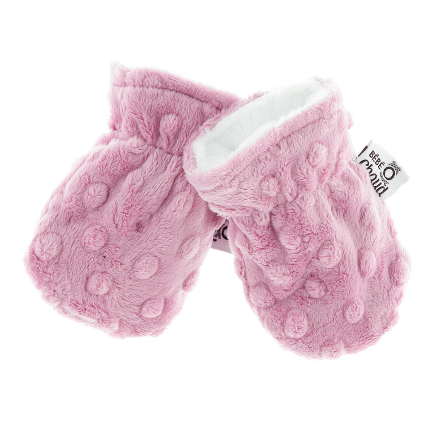 Mitaines Sans Pouce 0-18mois-Bebe O Chaud-Rose-0-6 m-BBO-MITUNI-1-CLÉMENT