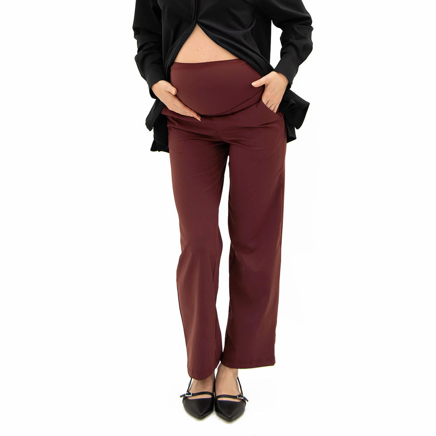 Pantalon Classique Maternité Bordeau-Bella Maternite-BEA-2258977C-BOR-CLÉMENT