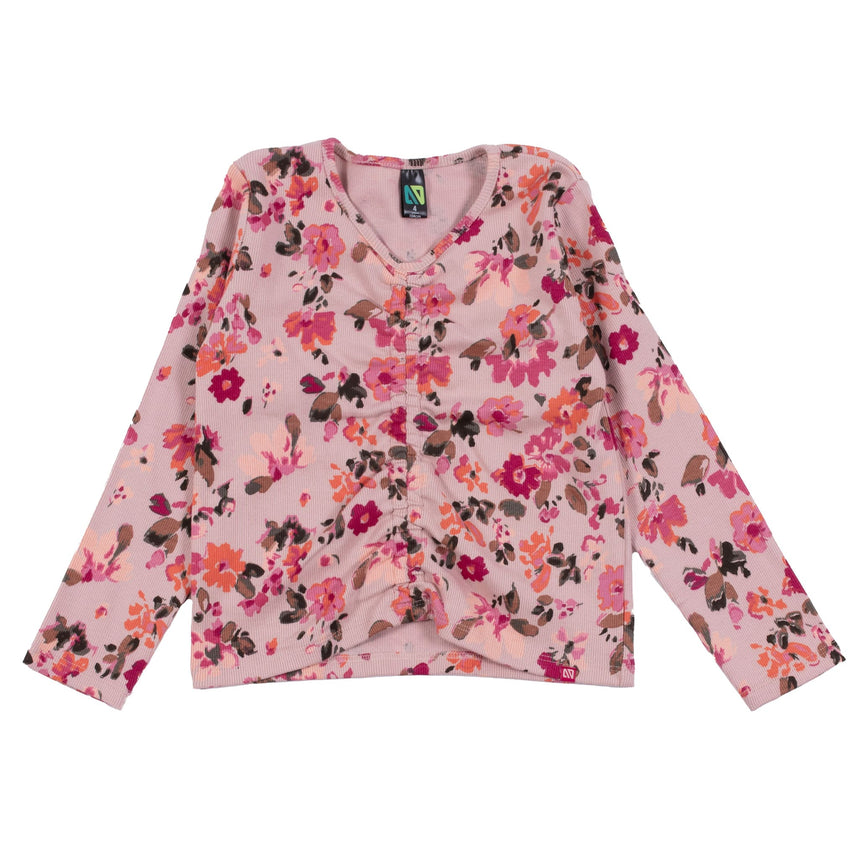 T-shirt Imprimé Fleurs 2-12ans-Nano-Rose-2-BOS-F2504-12-CLÉMENT
