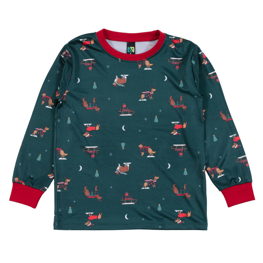 Pyjama Chiens Fêtes 2-12ans-Nano-BOS-F25P17-CLÉMENT
