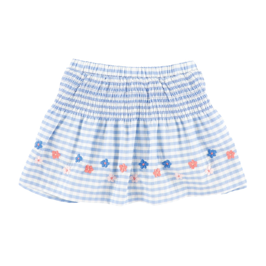 Jupe-culotte Vichy Mer 2-12ans-Nano-BOS-S2602-02-CLÉMENT