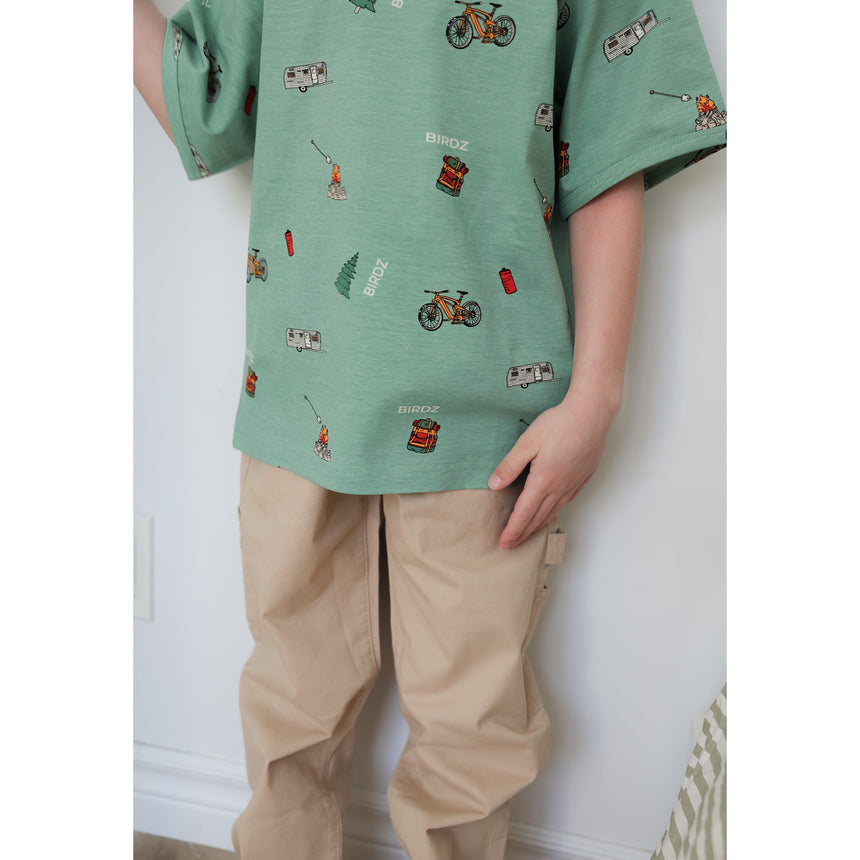 T-shirt Imprimée Camping 2-10ans-Birdz-BR2-44006-SP26-S-CLÉMENT