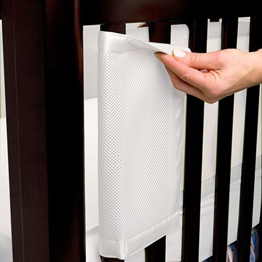 Tour de Lit Bébé en Maille - Blanc-BreathableBaby-BRB-12111-BLANC-CLÉMENT