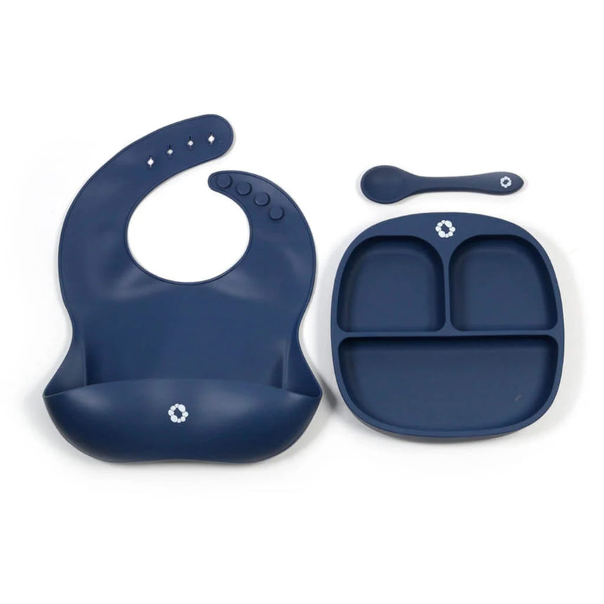 Ensemble de Vaisselle 3 Morceaux - Bleuet-Bulle-BUB-B-VA001-11-CLÉMENT