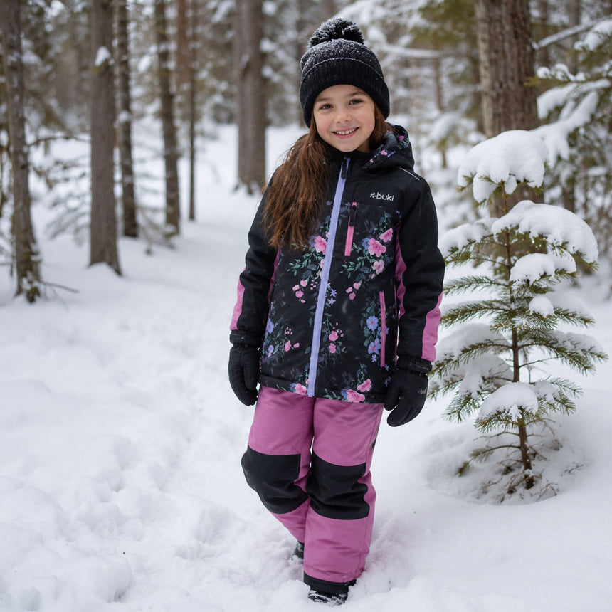 Habit de Neige Imprimé Fleurs 2-8ans-Buki-BUC-F26M756-2-CLÉMENT