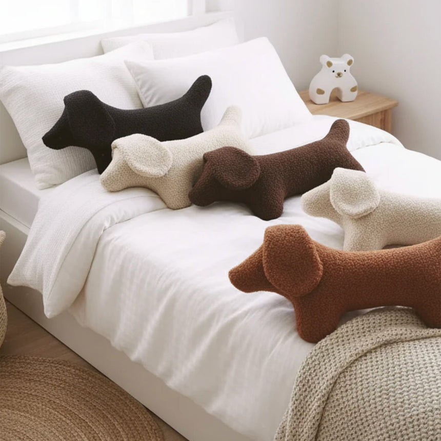 Peluche Chien Teckel - Noir-The Butter Flying-BUT-DOGPLUEMOBLA-CLÉMENT