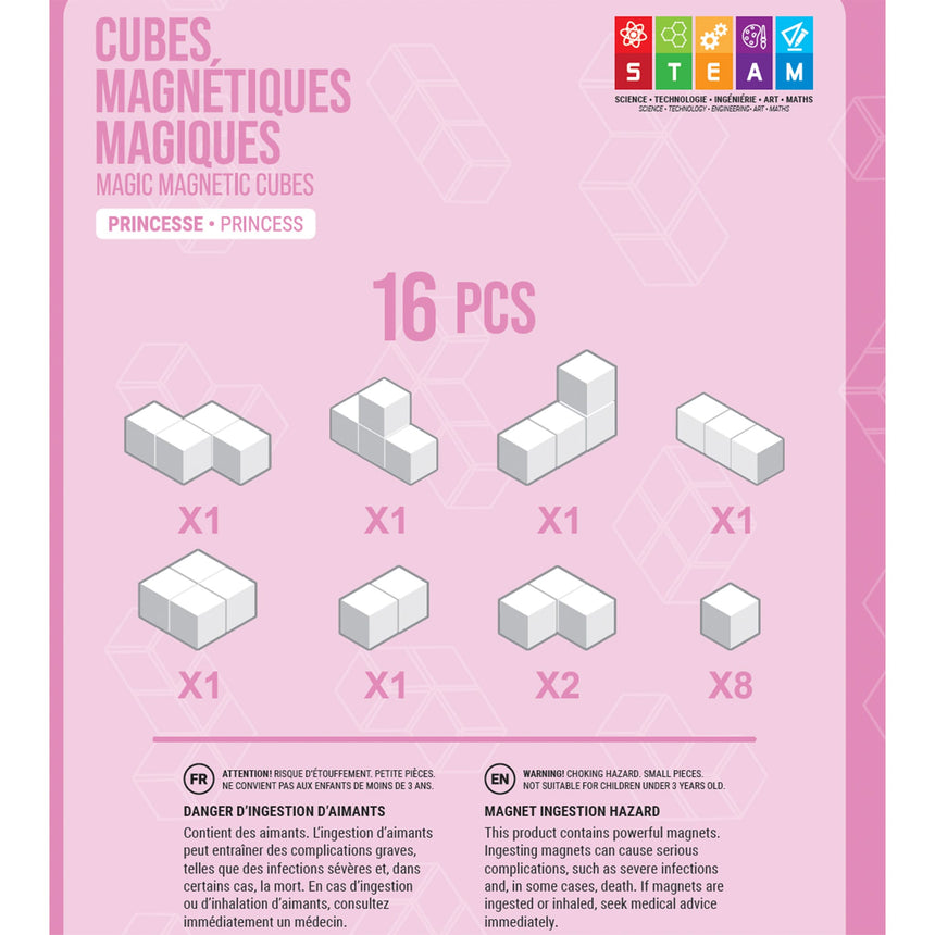 Cubes Magnétiques - Princesse-Bebe Confort-CA3-776-CLÉMENT