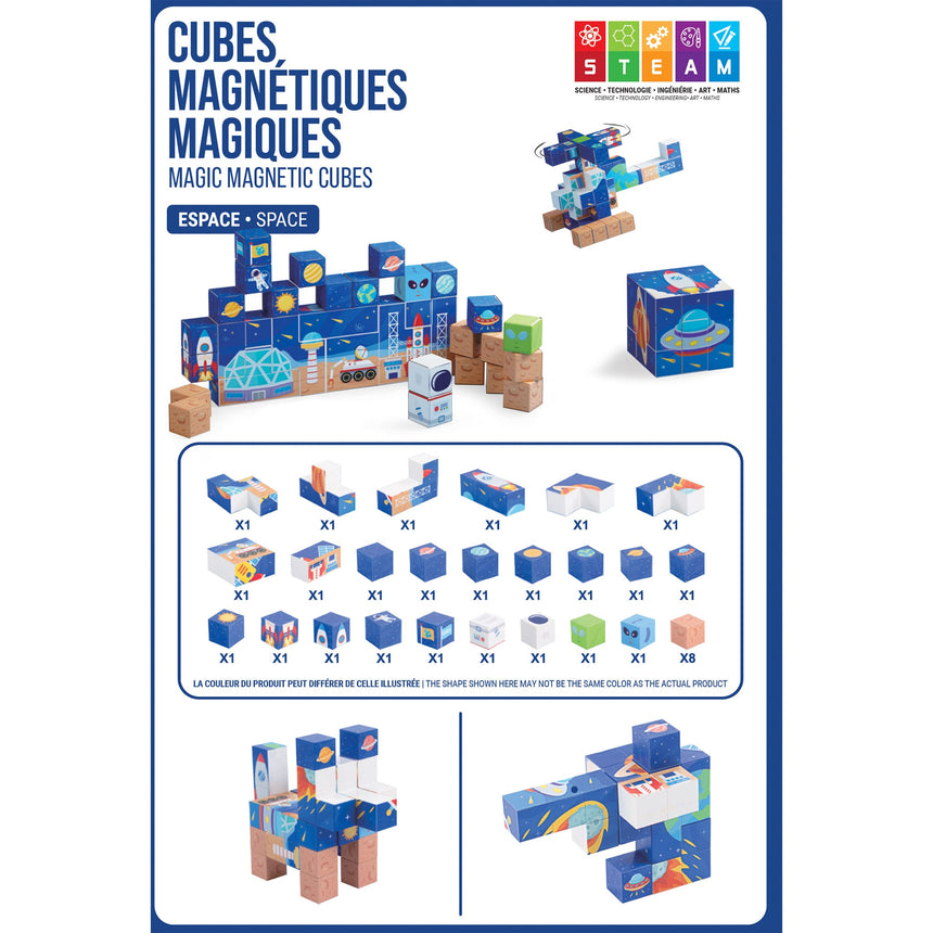 Cubes Magnétiques - Espace-Bebe Confort-CA3-777-CLÉMENT